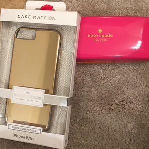 Kate Spade sunglasses case & Casemate iPhone case